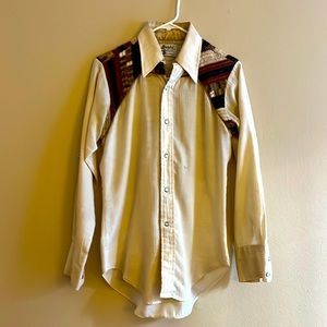 Vintage Western Style Button-Up